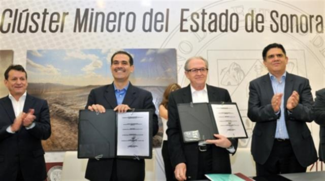 Formalizan cluster minero en Sonora