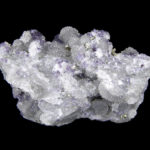 Calaverita con Fluorita en Cuarzo