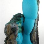 Exquisito crisocola Globular Estalactita