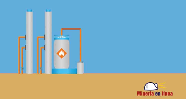 Imagen de instalación de almacenamiento de Gas