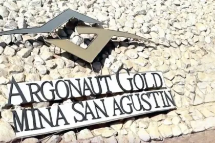 Entrada de la Mina San Agustín de Argonaut Gold en México