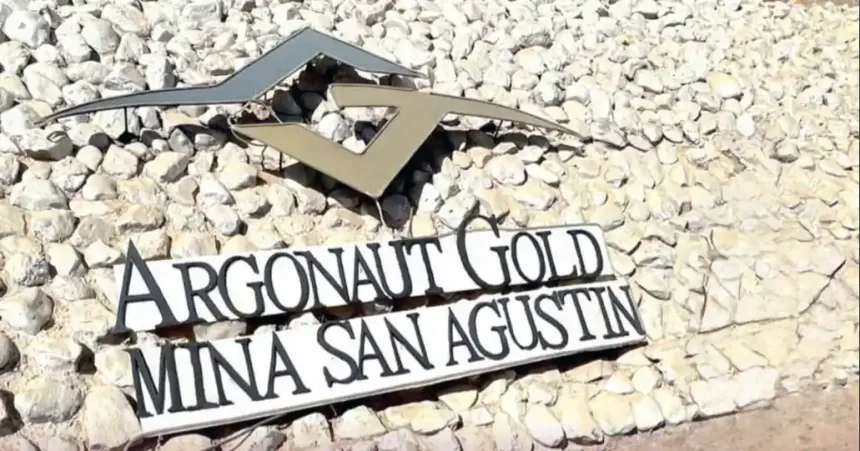 Entrada de la Mina San Agustín de Argonaut Gold en México