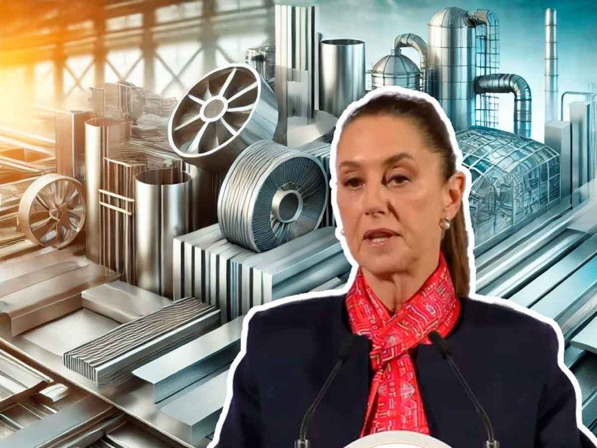 Sheinbaum pide calma ante posibles aranceles de Trump al acero y aluminio