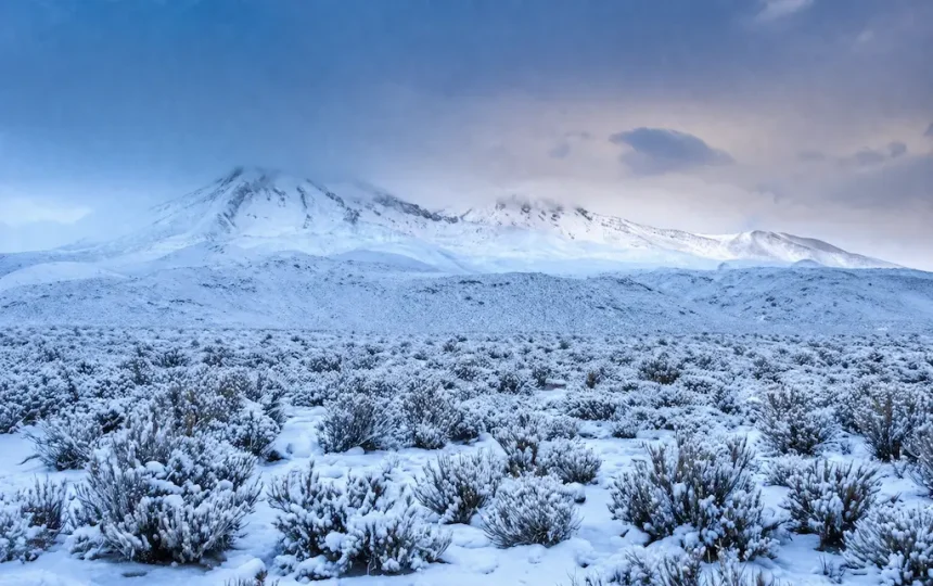 Tormenta en el desierto de Atacama
